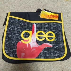 Glee Tote Bag New with Tags Deadstock 2011 Yellow Black Handsign Logo Crossbody - Picture 1 of 11