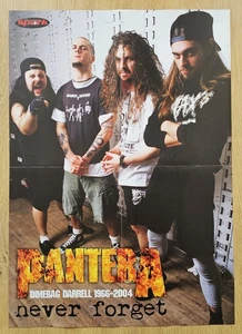 Póster PANTERA - MEGA de 2014 - 16 x 22 pulgadas (40 x 55 cm) - ¡COMO NUEVO! - Imagen 1 de 4