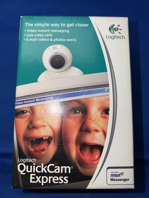 Logitech 961322-0403 Quick Cam Express Web Camera New In Open Box - Image 1 of 4