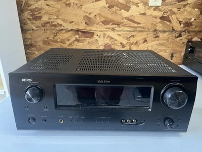 Denon AVR-1909 7.1 Channel Multizone Home Theater Receiver Tested and Working - Image 1 of 4