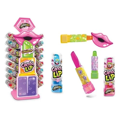 Display Komplett Johny Bee Candy Lip Lollipop 48 Stück – Süße Lippen mit Geschma - Bild 1 von 3