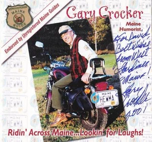 Gary Crocker CD Signed - Ridin' Across Maine Lookin' for Laughs - Picture 1 of 2