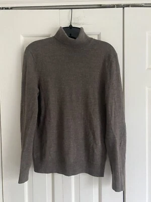 Club Monaco Cocoa Brown Merino Wool Knit Men's Turtleneck Sweater XS - Image 1 of 4