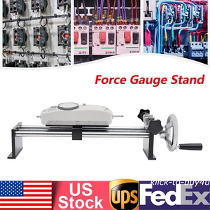 500N/50kg Black Modern Hand-wheel Operated Force Gauge Stand Tension Test Stand - Picture 1 of 16