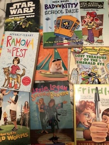 50 Children’s Kids Middle School Scholastic books Classroom Asst newbery - Foto 1 di 4