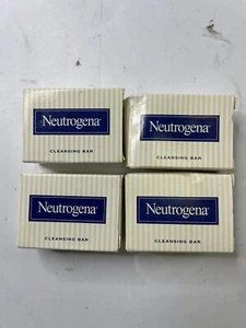 Lot (4) NEUTROGENA BAR SOAP FRAGRANCE- FREE 1.4 Oz facial cleansing Original - Picture 1 of 3