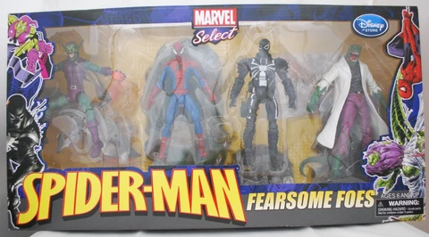 Diamond Select Marvel Select - Fearsome Foes 4 Pack (Disney Store Ex)-New/Sealed Cover
