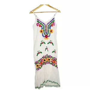 Ruby Yaya Size Small Brisbane Beach Dress Lightweight Embroidered Summer Travel - Bild 1 von 11