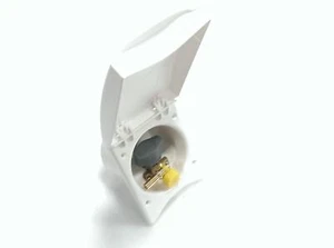 Truma BBQ Gas Outlet Point Socket Housing Kit White Caravan Motorhome - 23291-01 - Picture 1 of 2