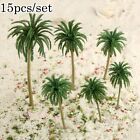 Bring Life to Your HO N Scale Train Layout with 15Pcs Model Palm Trees