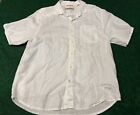 Tommy Bahama Shirt Relax Linen Beach Resort Casual Button Up White - Men’s LARGE