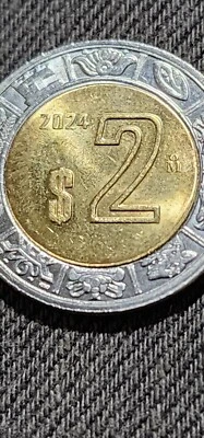 2024 2 Pesos - MexicoCoin - Rare Find - BRILLIANT On Sale - Image 1 of 3