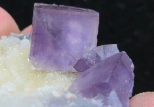 10g hübsche rot lila Fensterfluorit Kristalle Mineralien Exemplare #AnHui, China! - Bild 1 von 7