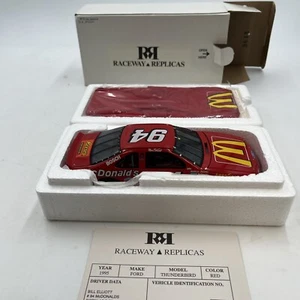 raceway replicas diecast car 1/24 #94 Mcdonald Bill Elliot - Picture 1 of 15
