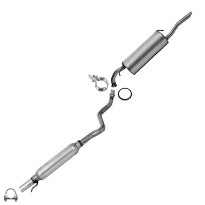 Resonator Pipe Muffler Exhaust System Kit fits: 2003-2005 Toyota Echo 1.5L Sedan - Image 1 of 4