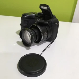 GE X5 Image Stabilization Digital Video Camera + SD Card 14.1MP 15x Optical Zoom - Picture 1 of 14