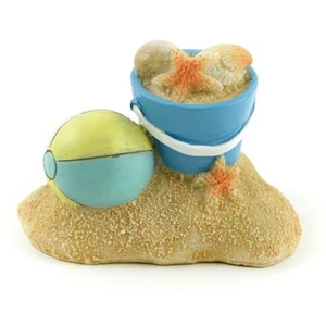 Seashell Pale/ Bucket and Ball 1pc MI 55878 Miniature Fairy Garden - Picture 1 of 4