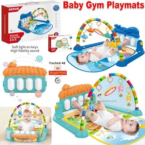 3 in 1 Activity Baby Gym Play Floor Mat Ball Pit & Toys Babies Boy Girl Playmat - Picture 1 of 29