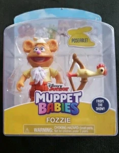 Disney Junior Muppet Babys Fozzie bewegliche Actionfigur 2 1/2" Neu im Karton - Bild 1 von 6