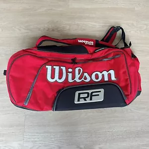 Wilson Roger Federer Signature 15 Racquet Tennis Bag Thermoguard 2.0 EUC - Picture 1 of 8