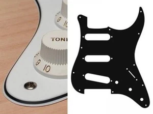 Boston Pickguard for Stratocaster 3-Ply 11-Hole SSS White ST-313-W - Picture 1 of 2
