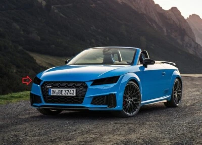 BlingLights Tinted Protective Headlight Film Covers for 2015-2023 Audi TT mk3 FV - Image 1 of 4