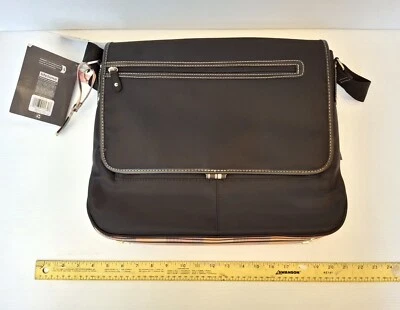 Targus Prism Ladies Messenger Bag Carry Laptop Case 15” TLM007US 粉红色 格子 全新 — 第 1/4 张图片