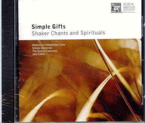 Simple Gifts: Shaker Chants and Spirituals - Audio CD By Joel Cohen - VERY GOOD Foto 1 de 1