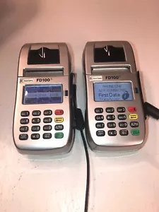 Menge - 2 erste Daten FD100Ti Pin Pad POS Kreditkartenleser - Bild 1 von 11