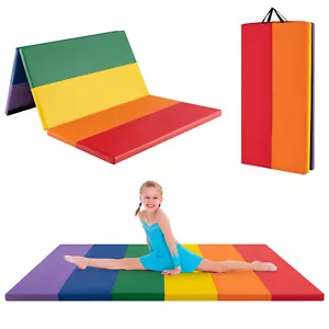 6' x 4' Portable & Lightweight Tumbling Mat with Carrying Handles for Yoga - Picture 1 of 9
