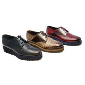 Men Casual Oxford 100% Genuine Leather Handmade Shoes by Paul Branco - Picture 1 of 18
