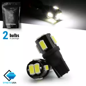 2x T10/921 6-LED Blanco Placa Interior Bombilla Lateral para Avalancha y más - Imagen 1 de 6