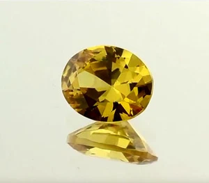 (5x3mm - 20x15mm) Oval AAA Gelb Zirkonia **Video ansehen** - Bild 1 von 1