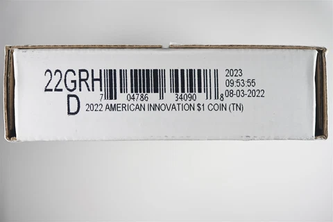 2022 D American Innovation $1 25 Coin Roll Tennessee UNOPENED Cover