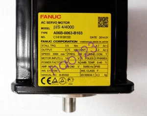 Fanuc SERVO MOTOR A06B-0063-B103 NEW FREE EXPEDITED SHIPPING DHL/FedEx - Picture 1 of 2