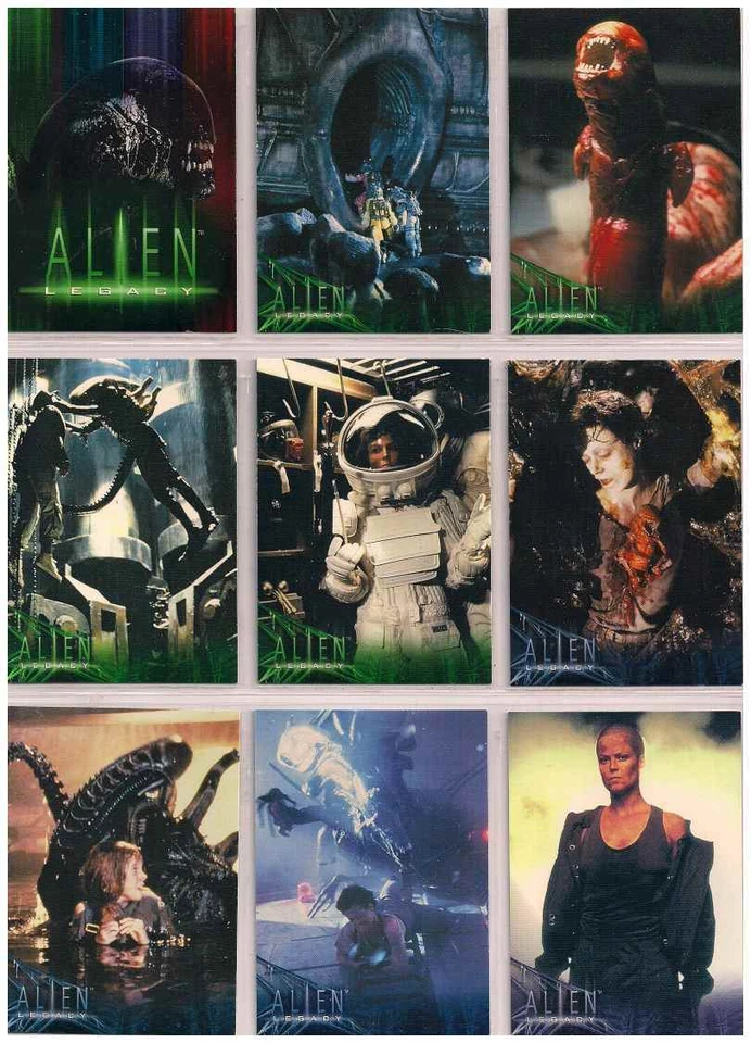 1998 ALIEN LEGACY COMPLETE BASIC TRADING CARD SET - Image 1 of 1