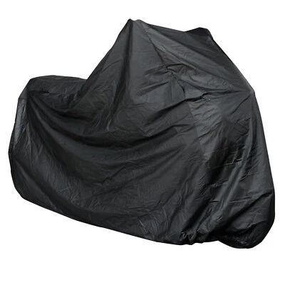 A-PRO Cubierta Tela Impermeable Moto Scooters Custom Naked Prueba de agua PVC Negro XL