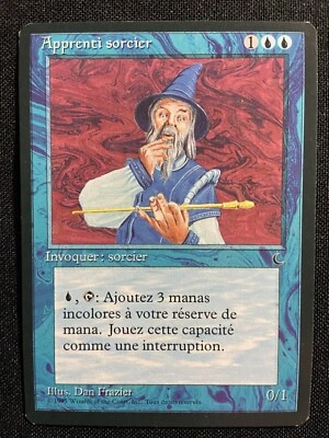 Carte Magic RARE EDITION FR BORD NOIR 1995 BOSS BLEU GANDALF Apprenti SORCIER - Photo 1/4