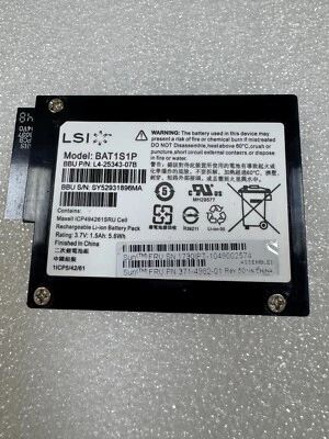 2024 NEW SUN X4-2 7050794 371-4982 371-4982-01  iBBU08 6Gbps SAS-2 RAID battery - Image 1 of 4