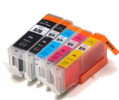 INK4LESS Juego de cartuchos de tinta para Canon Pixma MG5750 MG5751 MG6850 TS5050 TS5051 paquete múltiple