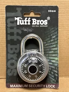 Tuff Bros Oricinal Hardwares 50 mm Zahlen-Vorhängeschloss - Bild 1 von 2