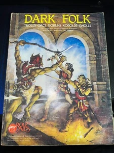 Role Aids Dark Folk Supplement for Dungeons & Dragons AD&D RPG vintage - Picture 1 of 4