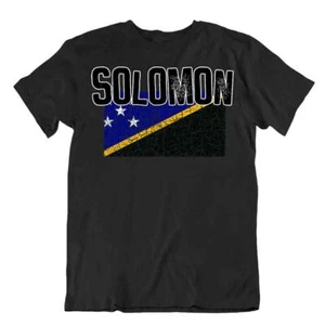 Salomon-Inseln Flagge T-Shirt Reiseandenken Geschenk Patriot Tourismus Tradition - Bild 1 von 43