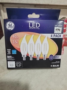 Neu GE LED Long Life Low Energy 40W Leuchtmittel 4er Pack dimmbar weich weiß - Bild 1 von 3