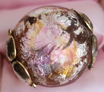 Anillo Copos Fresa Ópalo Moda Talla 5 Foto 1 de 4