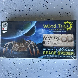 Wood Trick Space Spider Mechanical 3D Wooden Puzzle - DIY Model - New - Picture 1 of 2