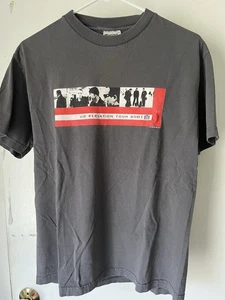 Vintage U2 Elevation Tour T-Shirt Gray Adult Medium 2001 Y2K Made In USA Murina - Picture 1 of 3
