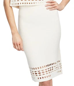 Rachel Roy Womens Cutout Pencil Skirt, ivory, XS - Picture 1 of 1