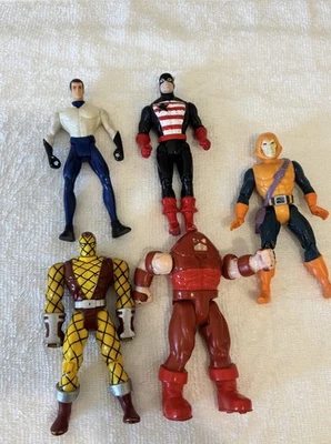 Vintage Marvel Lot Of Six  Toy Biz line of the 1990s. - Image 1 of 4