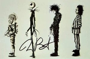 Tim Burton • Beetlejuice• Corpse Bride• 8.5x11 signed Photo Reprint. - Picture 1 of 5